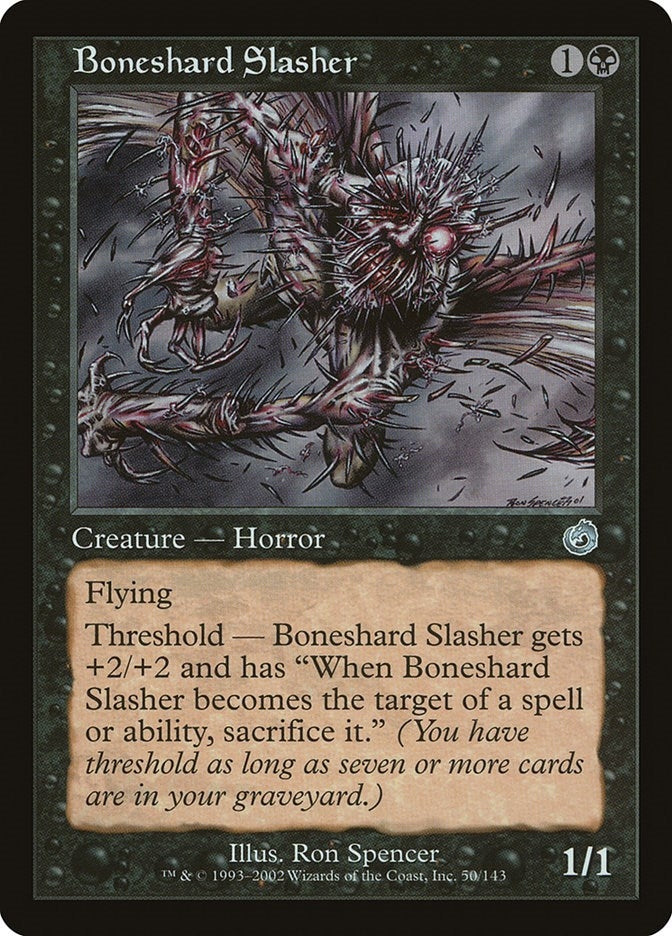 Image for Boneshard Slasher (50) - Magic: The Gathering
