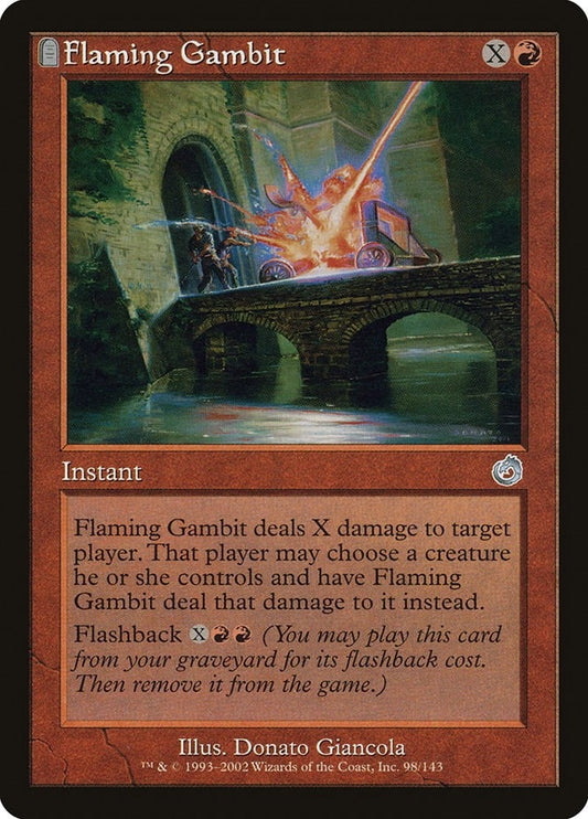 Image for Flaming Gambit (98) - Magic: The Gathering