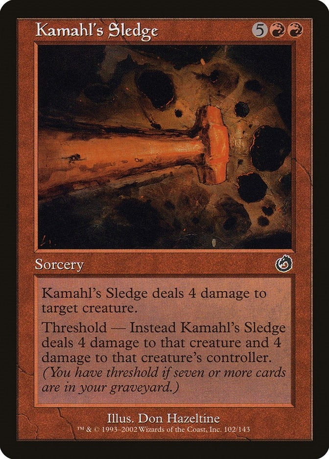 Image for Kamahl's Sledge (102) - Magic: The Gathering