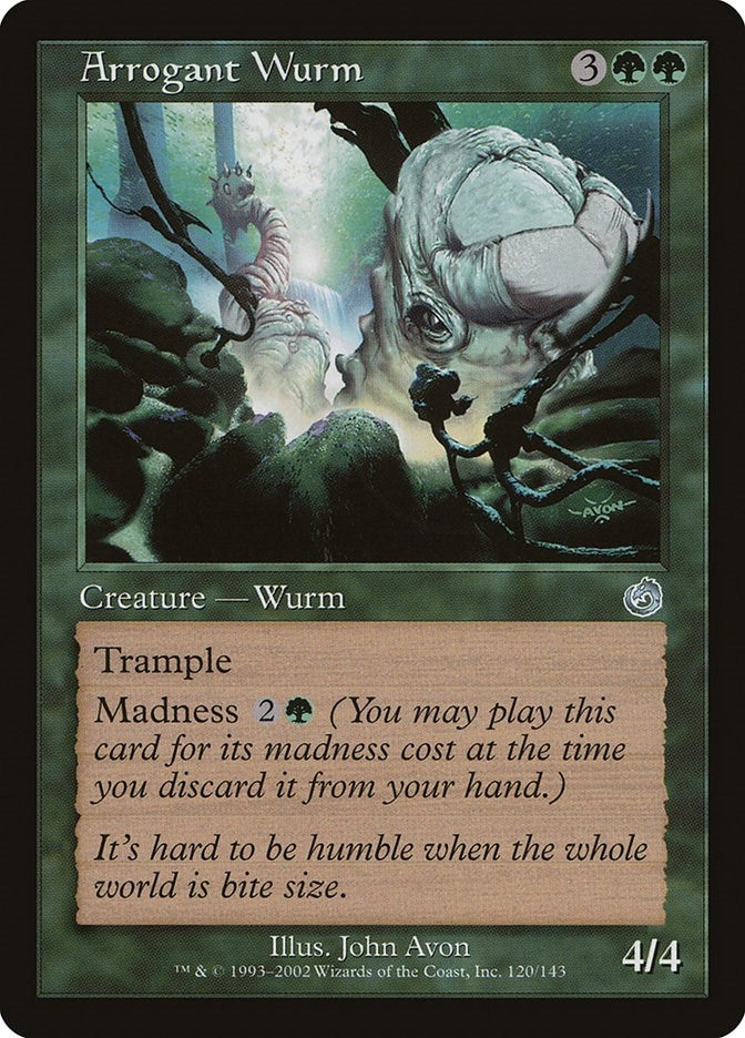 Image for Arrogant Wurm (120) - Magic: The Gathering