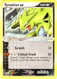 Image for Tyranitar ex (Non-Holo) (017/017) - Pokemon