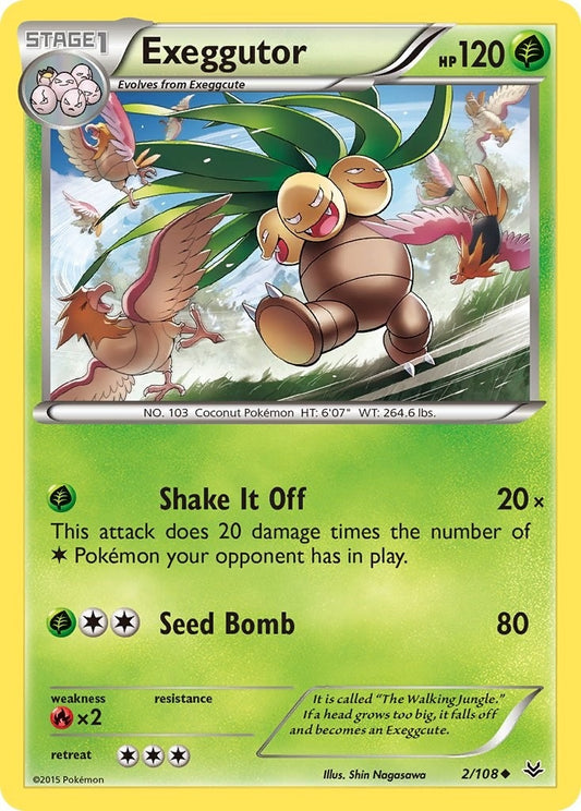 Image for Exeggutor (2/108) - Pokemon