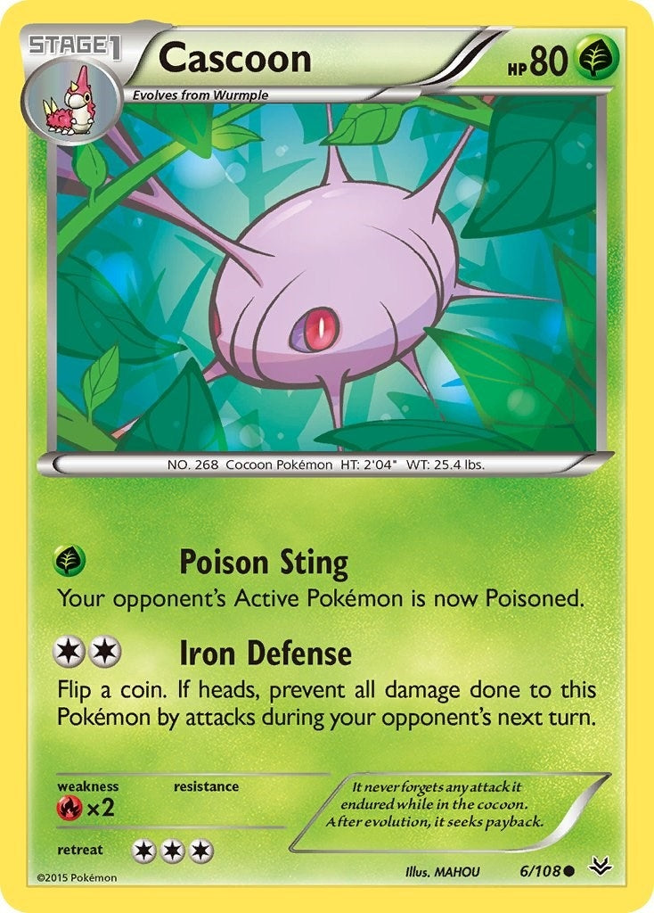 Image for Cascoon (6/108) - Pokemon