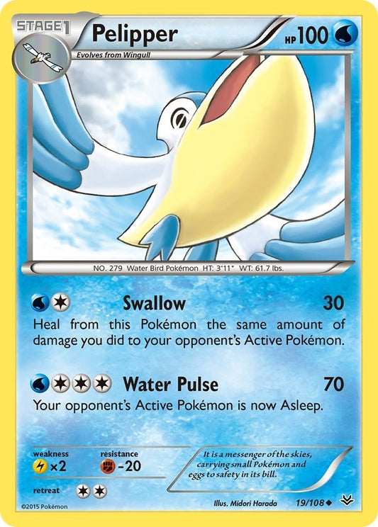 Image for Pelipper (19/108) - Pokemon