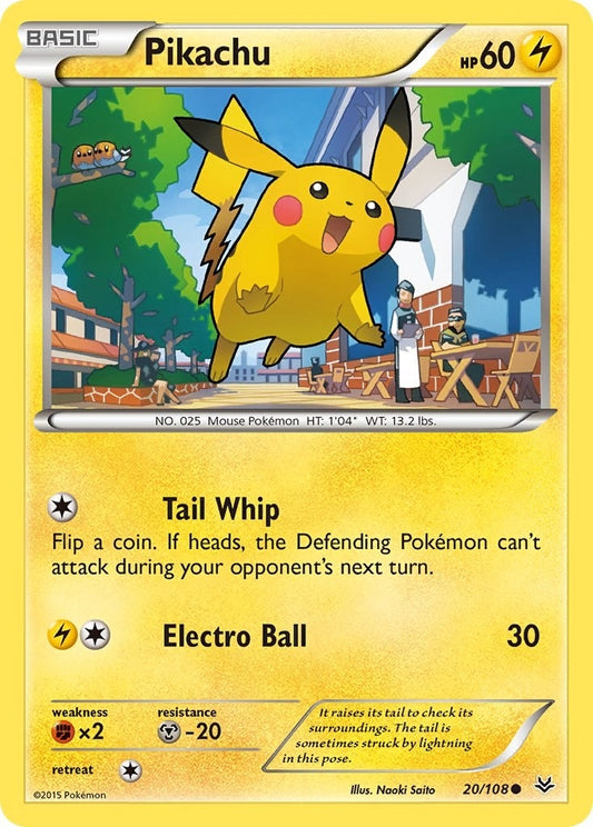 Image for Pikachu (20/108) - Pokemon