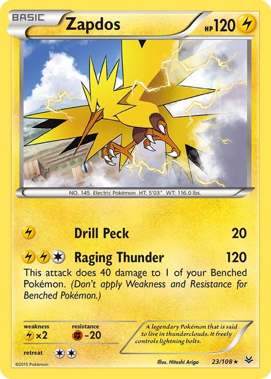 Image for Zapdos (23/108) - Pokemon