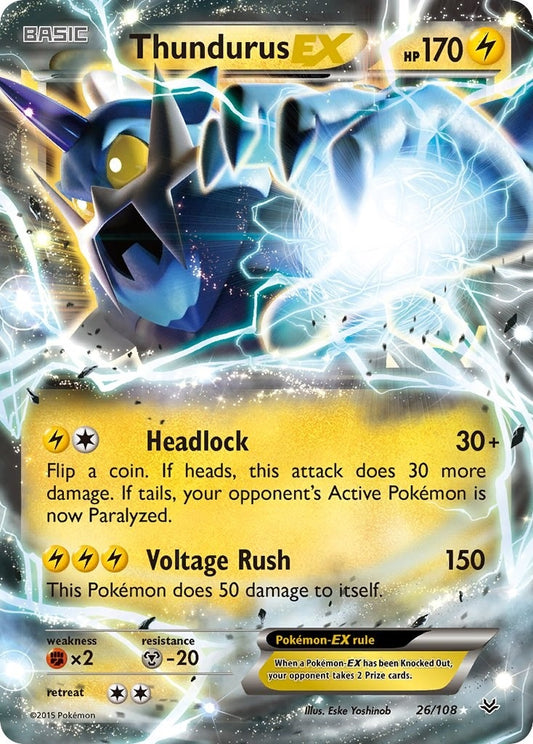 Image for Thundurus EX (26/108) - Pokemon