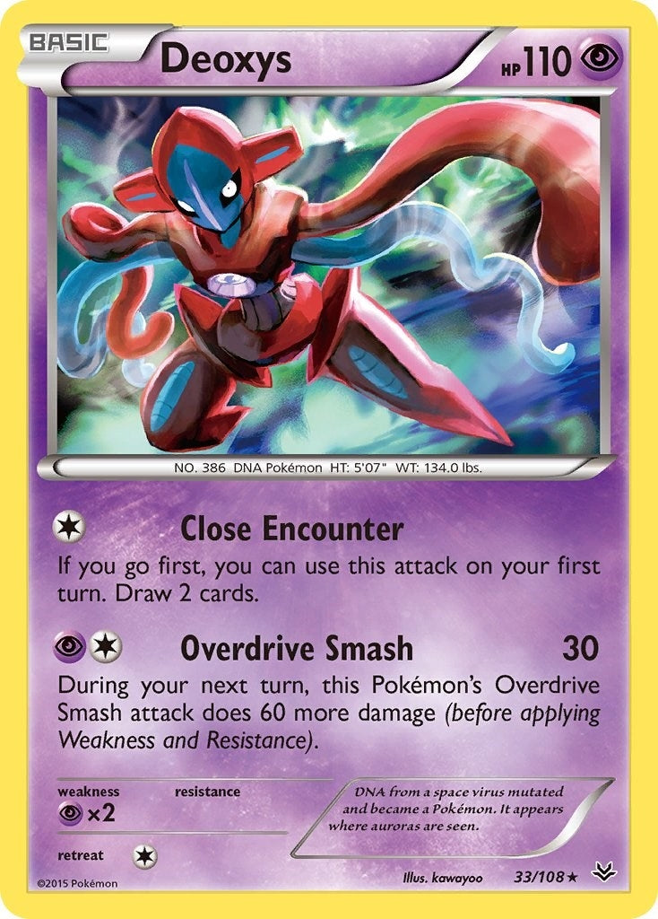 Image for Deoxys (33/108) - Pokemon