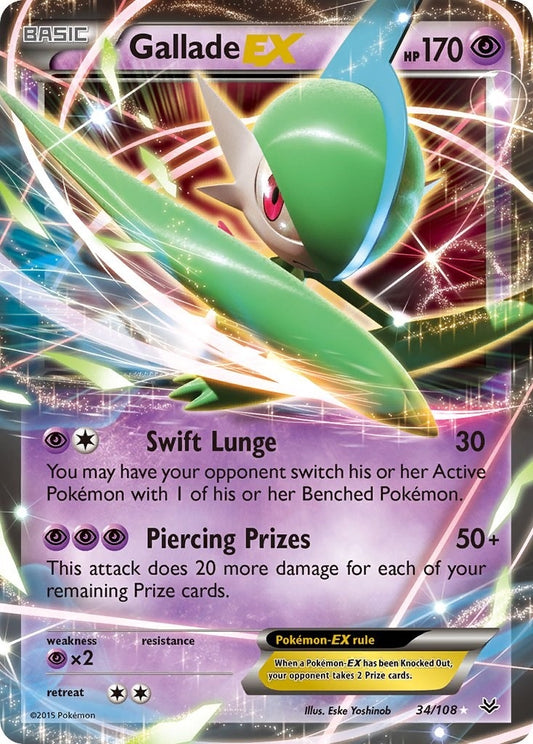 Image for Gallade EX (34/108) - Pokemon