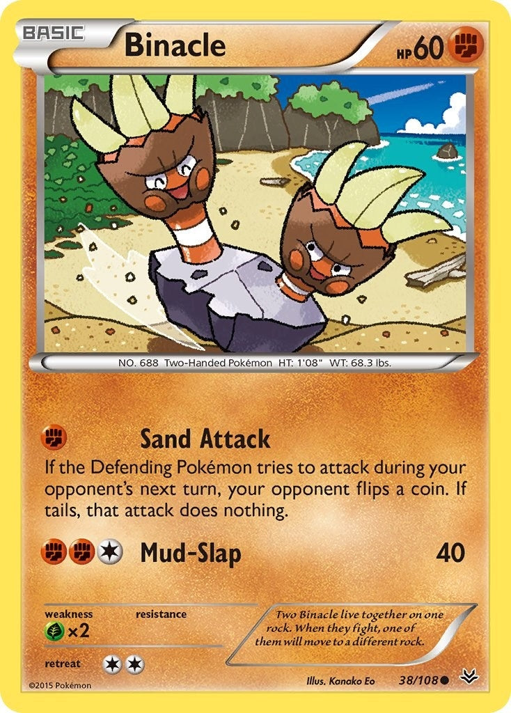 Image for Binacle (38/108) - Pokemon