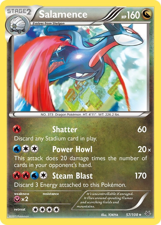 Image for Salamence (57/108) - Pokemon