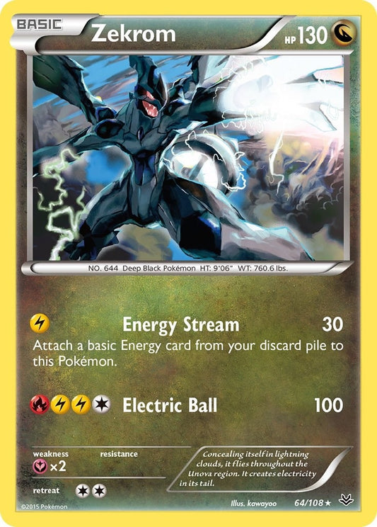 Image for Zekrom (64/108) - Pokemon