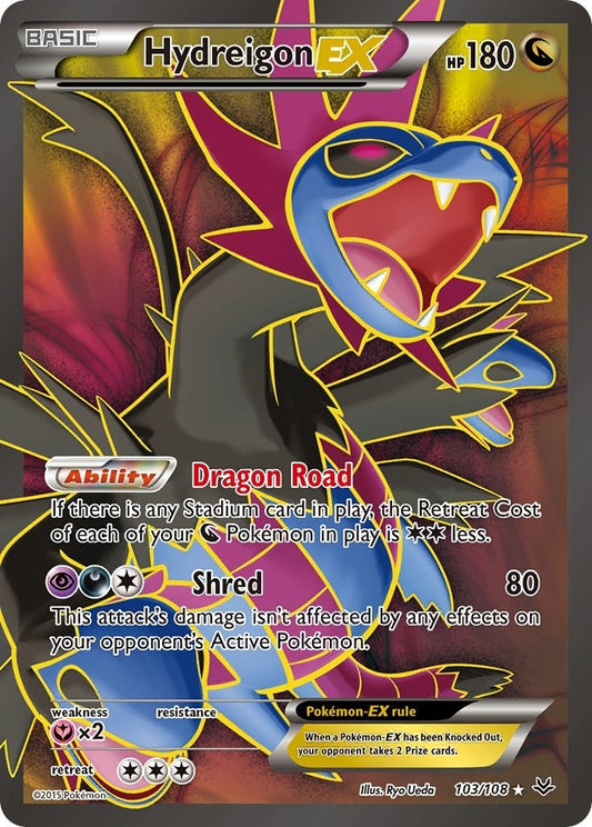 Image for Hydreigon EX (103 Full Art) (103/108) - Pokemon