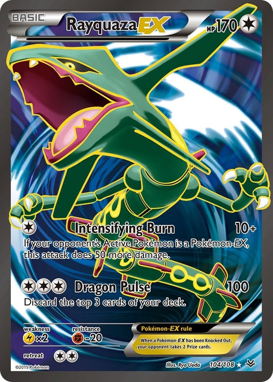 Image for Rayquaza EX (104 Full Art) (104/108) - Pokemon