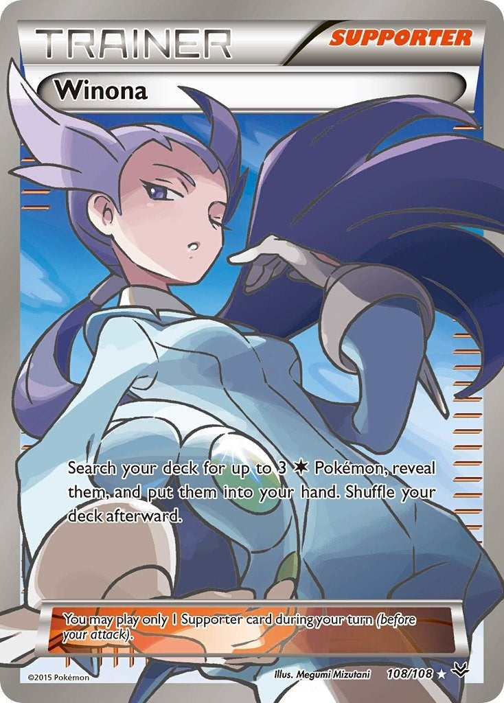Image for Winona (108 Full Art) (108/108) - Pokemon