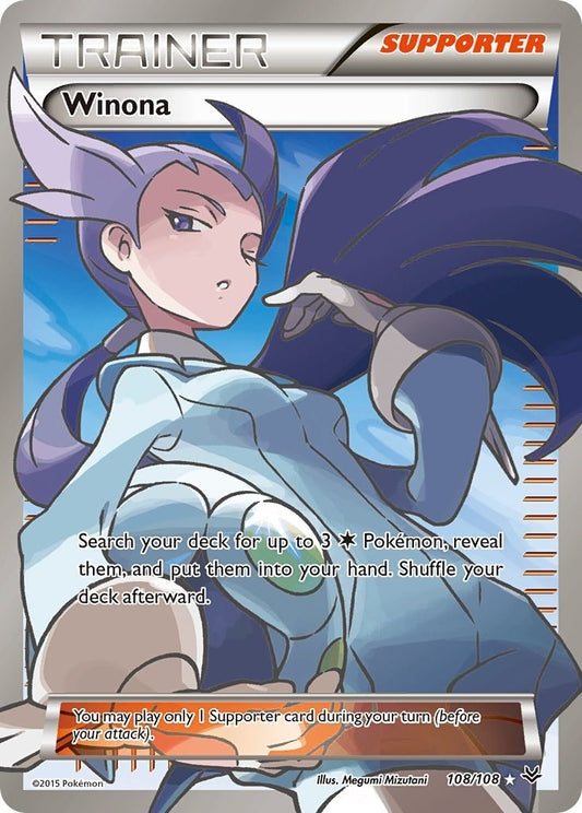 Image for Winona (108 Full Art) (108/108) - Pokemon