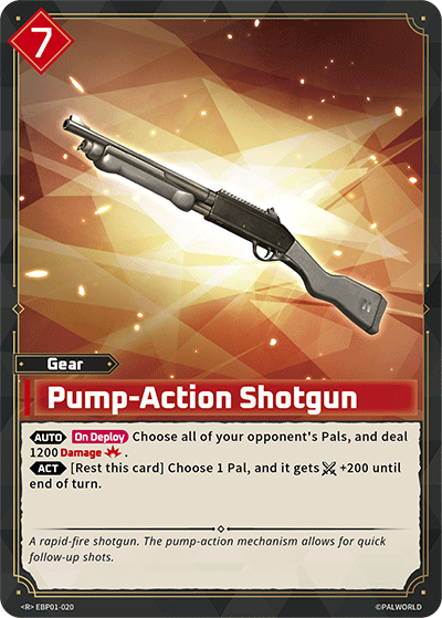 Image for Pump-Action Shotgun (EBP01-020) - Palworld Official Card Game
