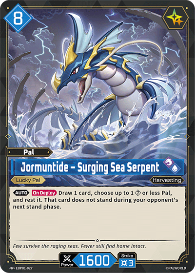 Image for Jormuntide – Surging Sea Serpent (EBP01-027) - Palworld Official Card Game