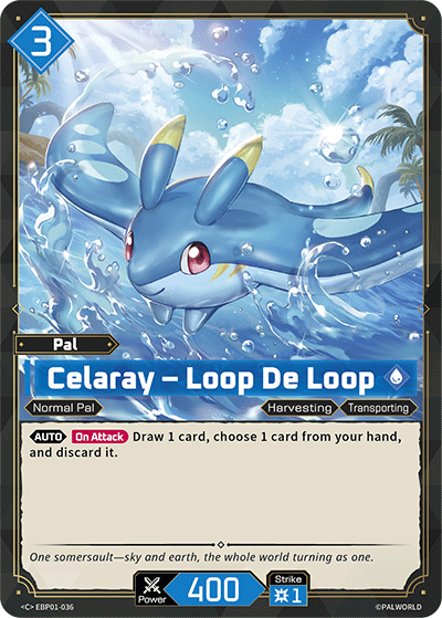 Image for Celaray – Loop De Loop (EBP01-036) - Palworld Official Card Game