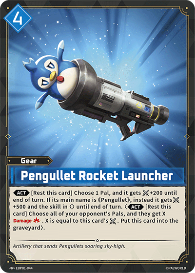 Image for Pengullet Rocket Launcher (EBP01-044) - Palworld Official Card Game