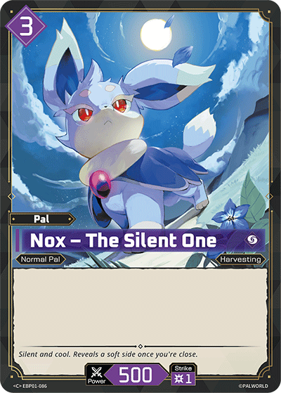Image for Nox – The Silent One (EBP01-086) - Palworld Official Card Game