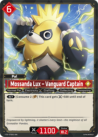 Image for Mossanda Lux – Vanguard Captain (ETD01-006) - Palworld Official Card Game