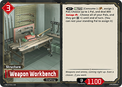 Image for Weapon Workbench (ETD01-009) - Palworld Official Card Game