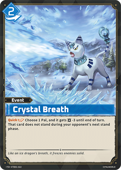 Image for Crystal Breath (ETD01-022) - Palworld Official Card Game