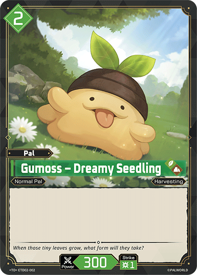 Image for Gumoss – Dreamy Seedling (ETD02-002) - Palworld Official Card Game