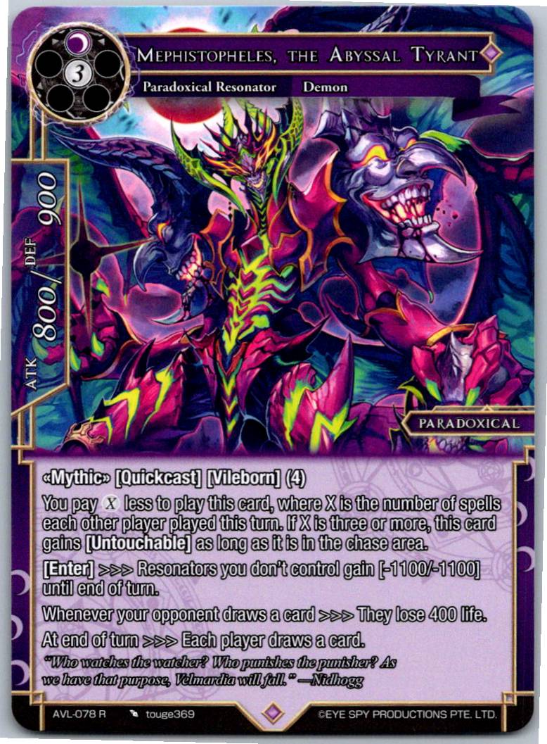 Mephistopheles, the Abyssal Tyrant